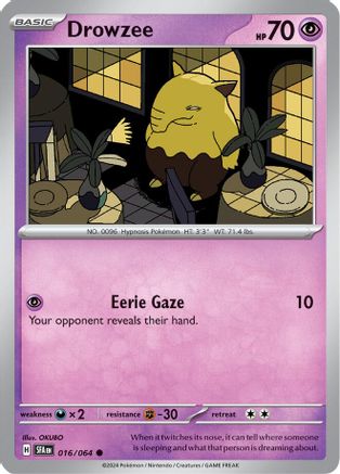 Drowzee [Common] #016/064 - Shrouded Fable