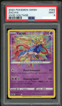 Zacian [Amazing Rare] #082/185 - Vivid Voltage [PSA 9]