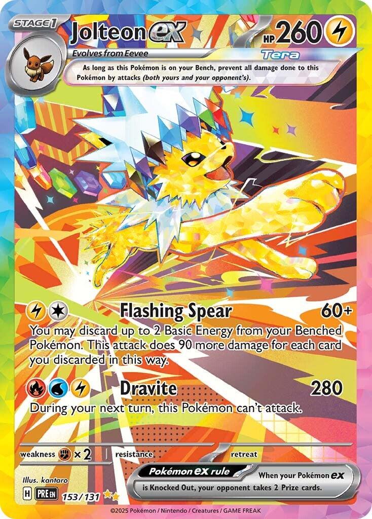 Jolteon Ex [Special Illustration Rare] #153/131 - Pokemon Prismatic Evolutions