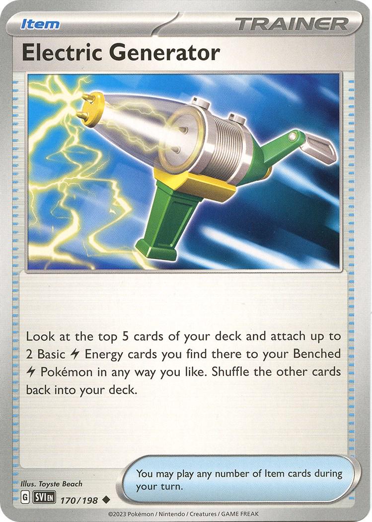 Electric Generator [Uncommon] #170/198 - Pokemon Scarlet & Violet