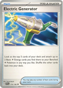 Electric Generator [Uncommon] #170/198 - Pokemon Scarlet & Violet