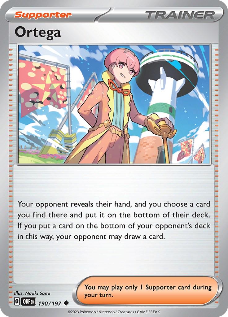 Ortega [Uncommon] #190/197 - Pokemon Obsidian Flames