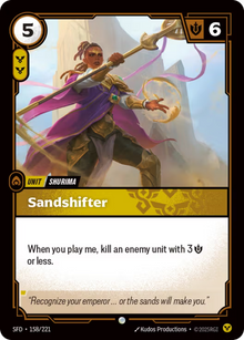 Sandshifter [Common] SFD 158/221 -  Riftbound Spiritforged