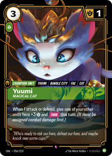 Yuumi, Magical Cat [Rare] UNL 056/219 - Riftbound Unleashed