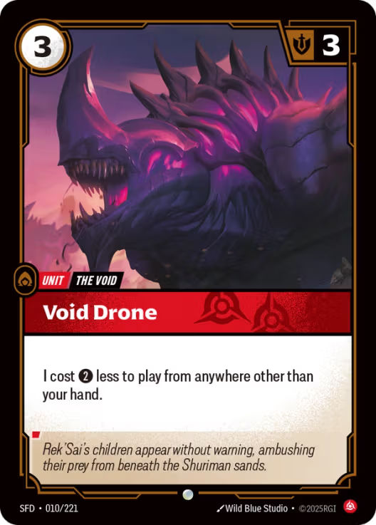 Void Drone [Common] SFD 010/221 - Riftbound Spiritforged