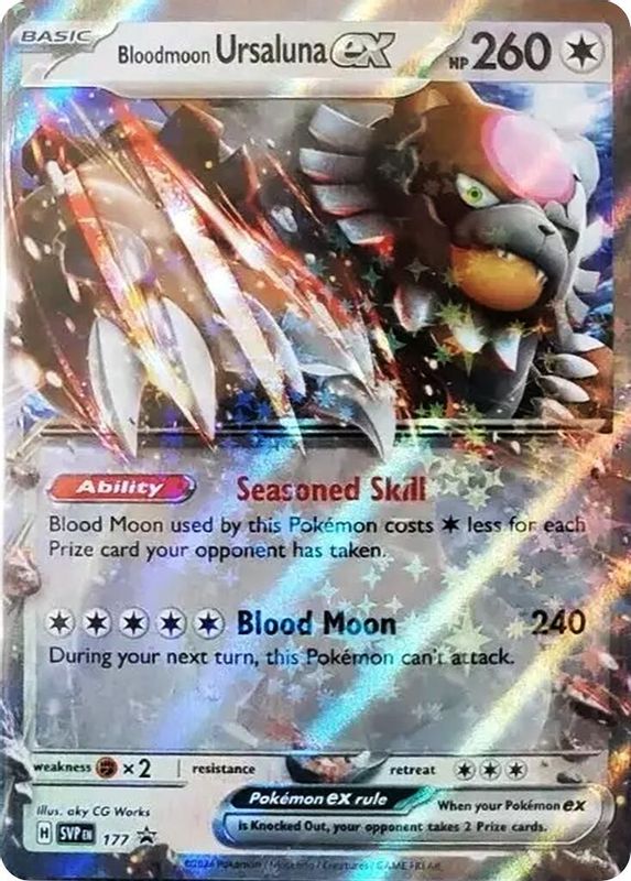 Bloodmoon Ursaluna ex [Promo] #177