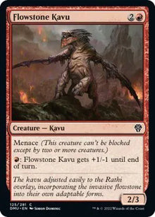 Flowstone Kavu MTG Dominaria United C 125
