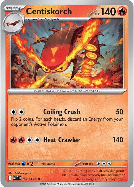 Centiskorch [Uncommon] #030/132 - Pokemon Mega Evolution