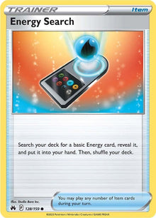 Energy Search [Common] #128 - Pokemon Crown Zenith