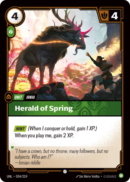 Herald of Spring [Common] UNL 034/219 - Riftbound Unleashed