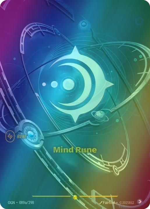 Mind Rune [Alternate Art] #089a/298 - Origins