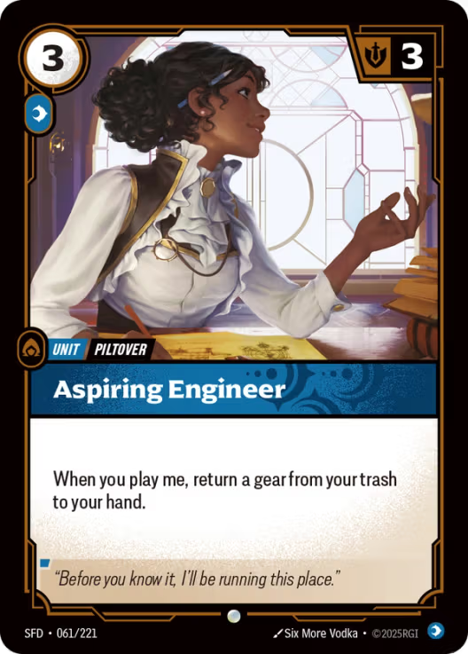 Aspiring Engineer [Common] SFD 061/221 - Riftbound Spiritforged