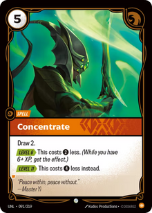 Concentrate [Common] UNL 091/219 - Riftbound Unleashed