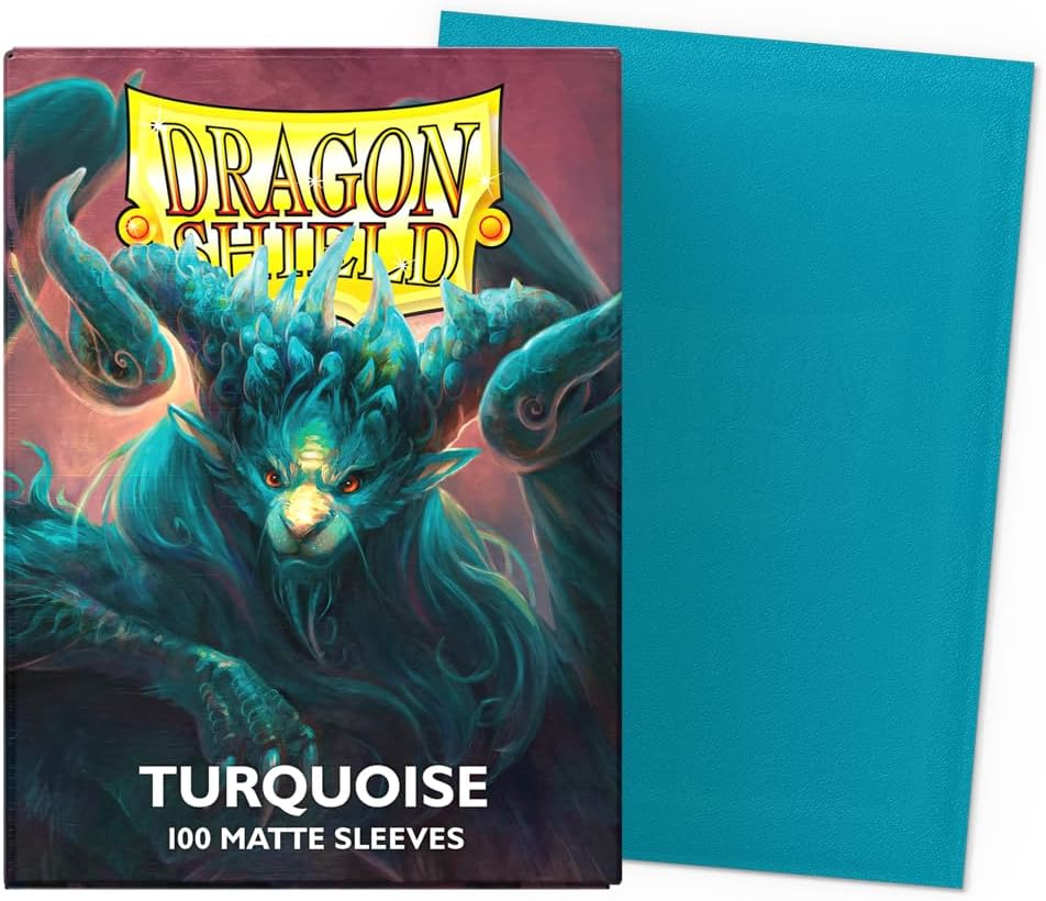 [Dragon Shield] Matte Turquoise “Atebeck”  -100ct