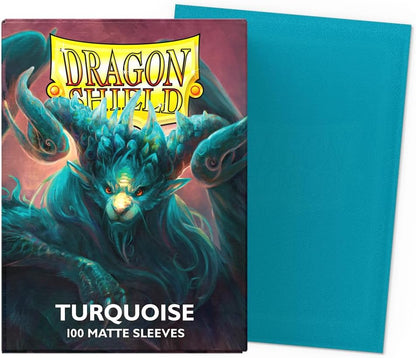 [Dragon Shield] Matte Turquoise “Atebeck”  -100ct