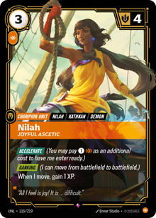 Nilah, Joyful Ascetic [Rare] UNL 115/219 - Riftbound Unleashed