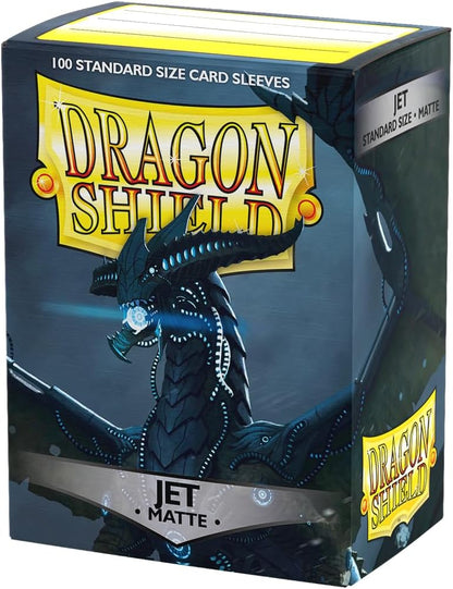 [Dragon Shield]  Sleeves – Matte Jet Black - 100ct