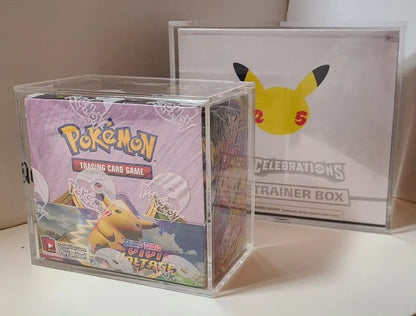 Pokemon Booster Box w/ Sliding Lid Anti-UV - Acrylic Protector 4.0MM