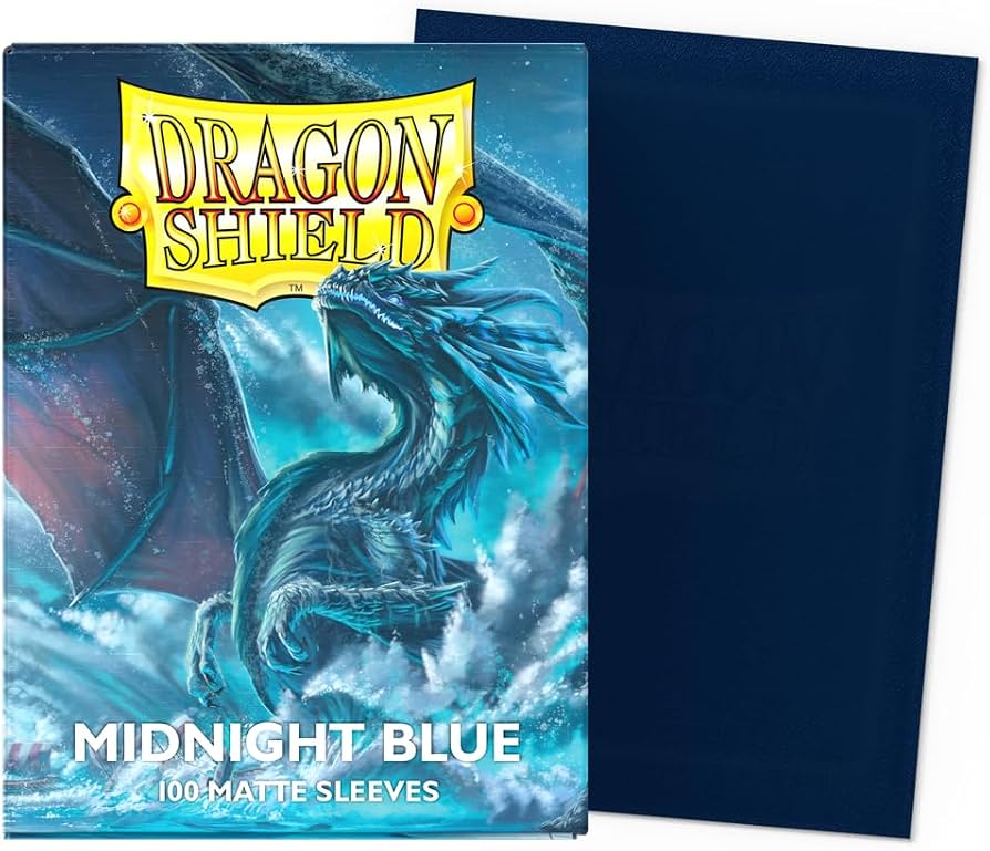 [Dragon Shield] Matte Midnight Blue Sleeves
