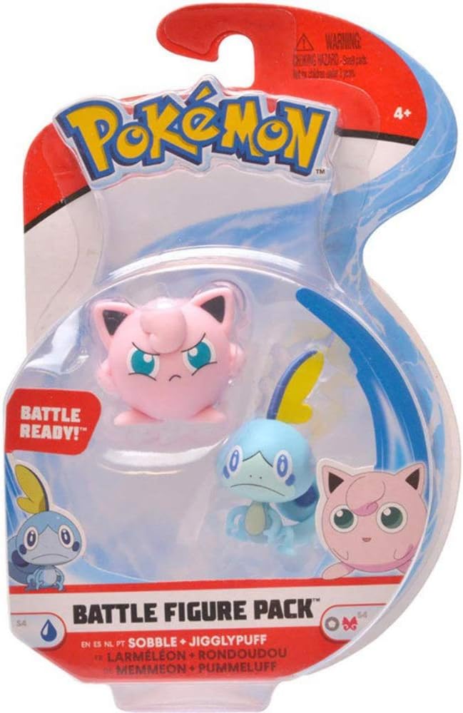 Pokemon: Battle Figure Pack - Sobble + Jigglypuff