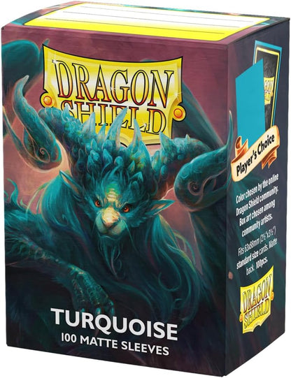 [Dragon Shield] Matte Turquoise “Atebeck”  -100ct