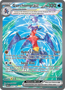 Garchomp Ex [Special Illustration Rare] #245/182 - Pokemon Paradox Rift