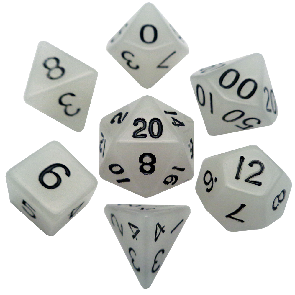 ACRYLIC 7 DICE SET