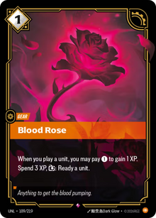 Blood Rose [Rare] UNL 109/219 - Riftbound Unleashed