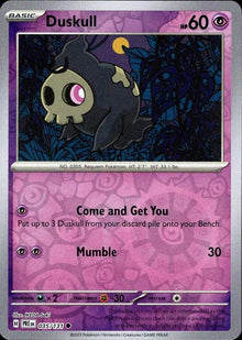 Duskull [Reverse Common] #35 Pokemon Prismatic Evolutions
