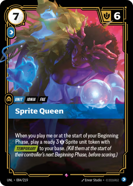 Sprite Queen [Rare] UNL 084/219 - Riftbound Unleashed