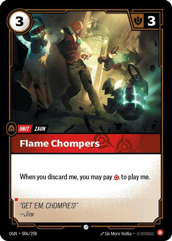 Flame Chompers [Common] #006/298 - Origins