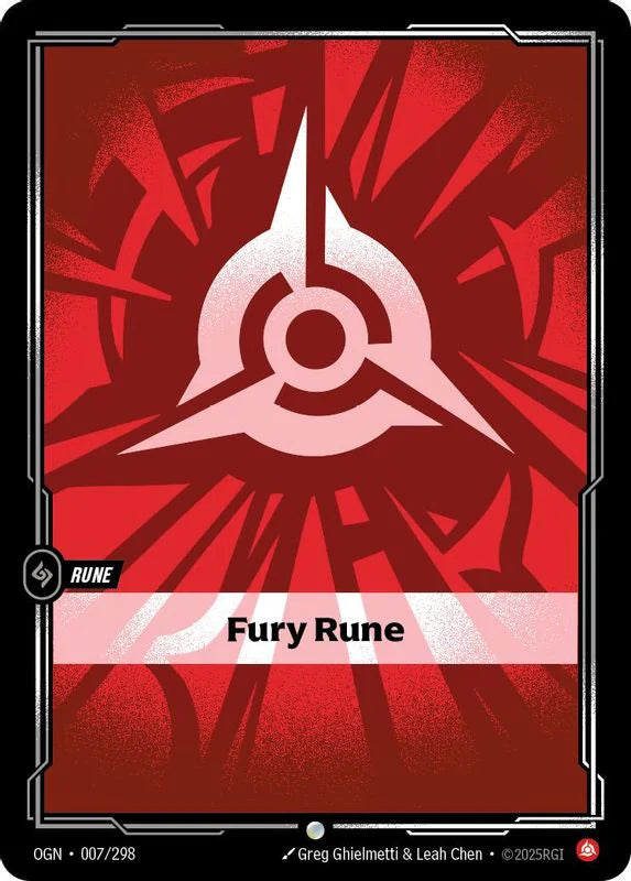 Fury Rune [Common] #007/298 - Origins