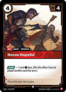 Noxus Hopeful [Common] #012/298 - Origins