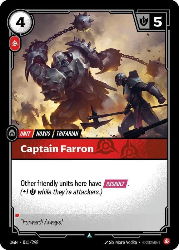 Captain Farron [Uncommon] #015/298 - Origins
