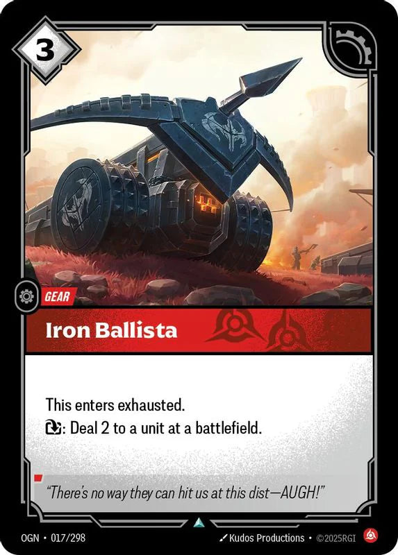 Iron Ballista [Uncommon] #017/298 - Origins