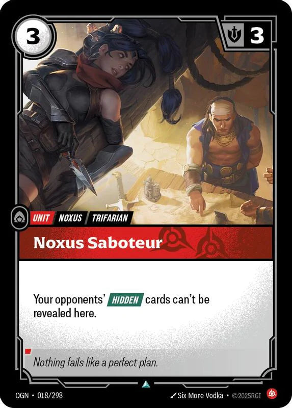 Noxus Saboteur [Uncommon] #018/298 - Origins