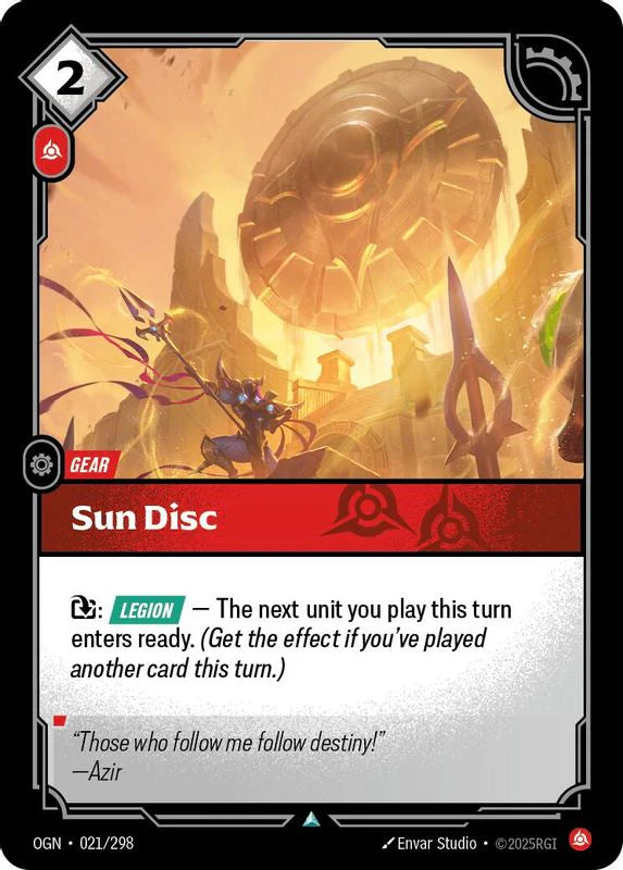 Sun Disc [Uncommon] #021/298 - Origins