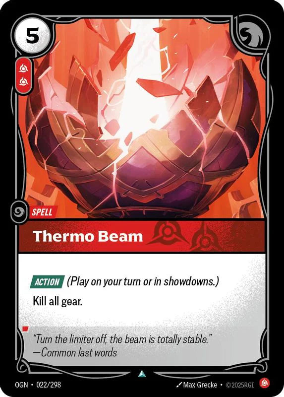 Thermo Beam [Uncommon] #022/298 - Origins