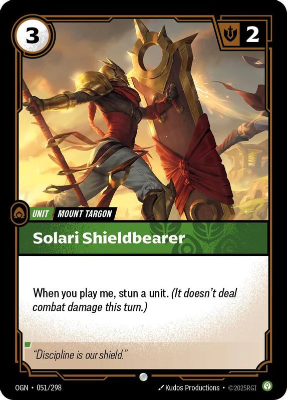 Solari Shieldbearer [Common] #051/298 - Origins