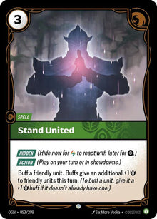 Stand United [Common] #053/298 - Origins