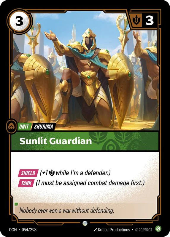 Sunlit Guardian [Common] #054/298 - Origins