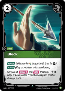 Block [Uncommon] #057/298 - Origins
