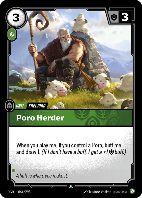 Poro Herder [Uncommon] #061/298 - Origins