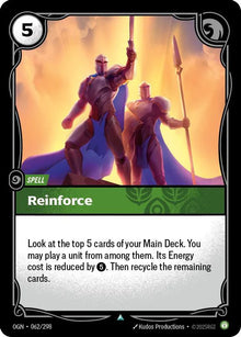 Reinforce [Uncommon] #062/298 - Origins