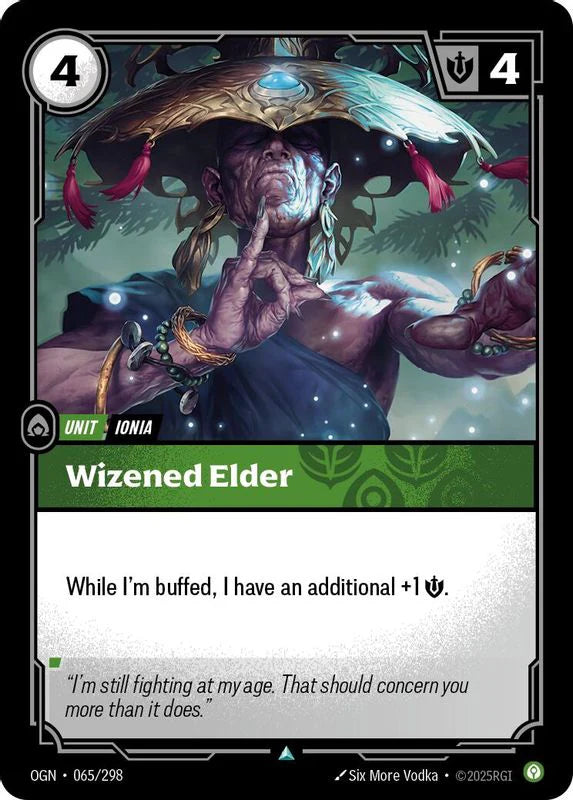 Wizened Elder [Uncommon] #065/298 - Origins
