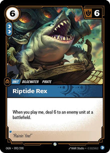 Riptide Rex [Common] #092/298 - Origins