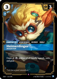 Heimerdinger [Rare] #111/298 - Origins