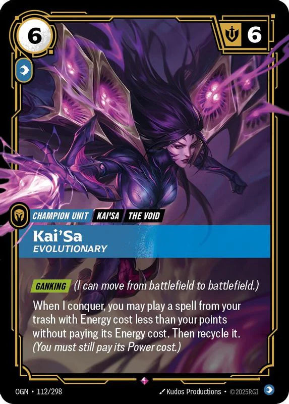 Kai'Sa - Evolutionary [Rare] #112/298 - Origins