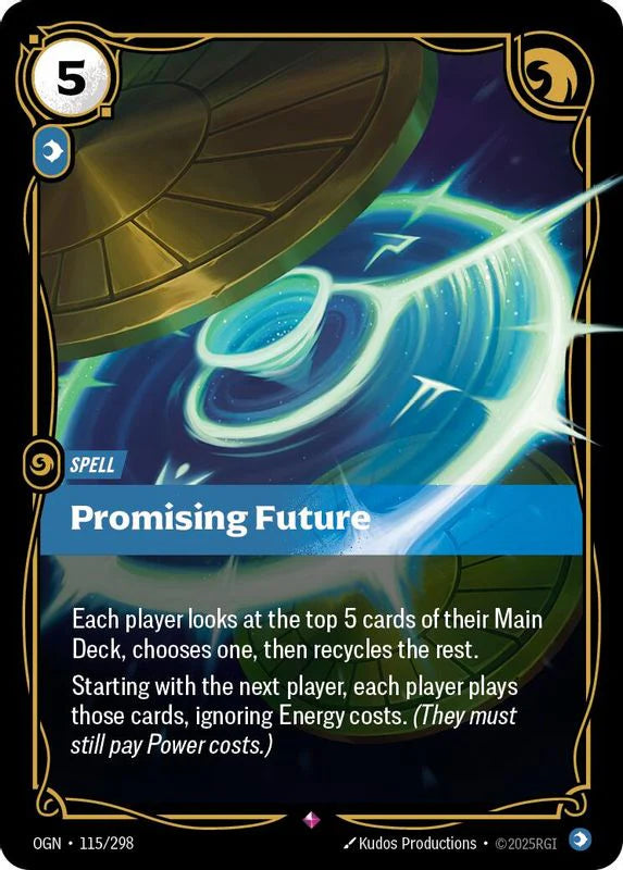 Promising Future [Rare] #115/298 - Origins