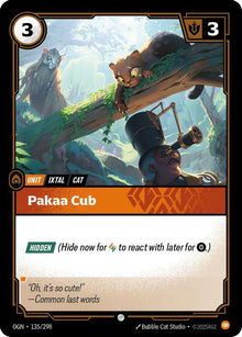 Pakka Cub [Common] #135/298 - Origins